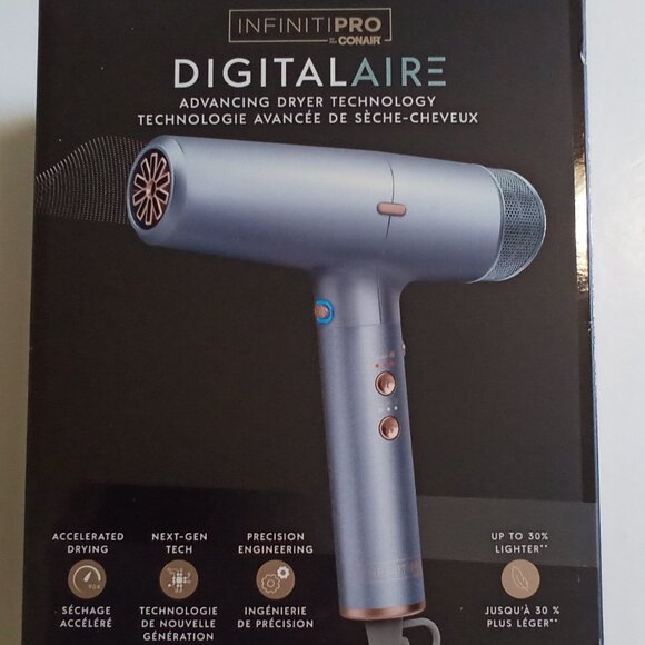 CONAIR INFINITPRO DIGITALAIR ADVANCING DRYER TECHNOLOGY NEXT-GEN AIR PERFORMANCE - Picture 9 of 15